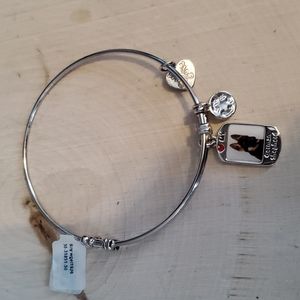 Angelica ❤️ My German Shepard Silver Bracelet